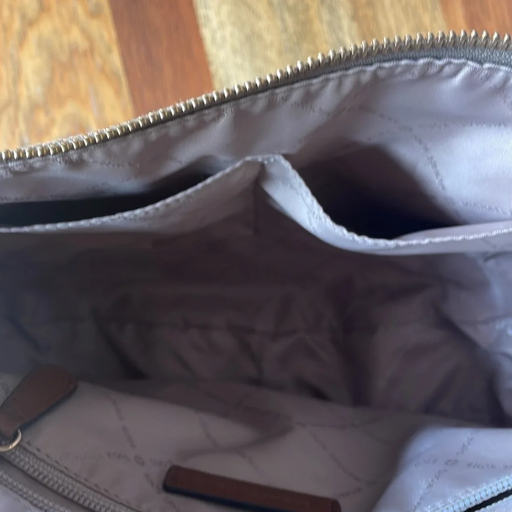 Michael Kors Brown Logo Shoulder Bag